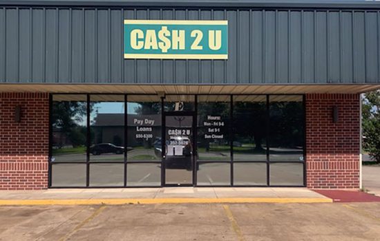 outside of Cash 2 U New Natchitoches, La store