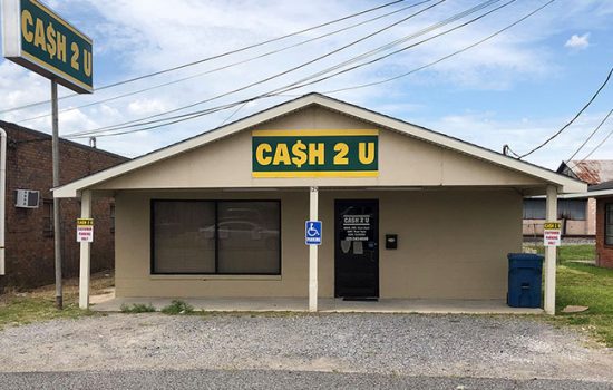 outside of Cash 2 U Port Allen, La store